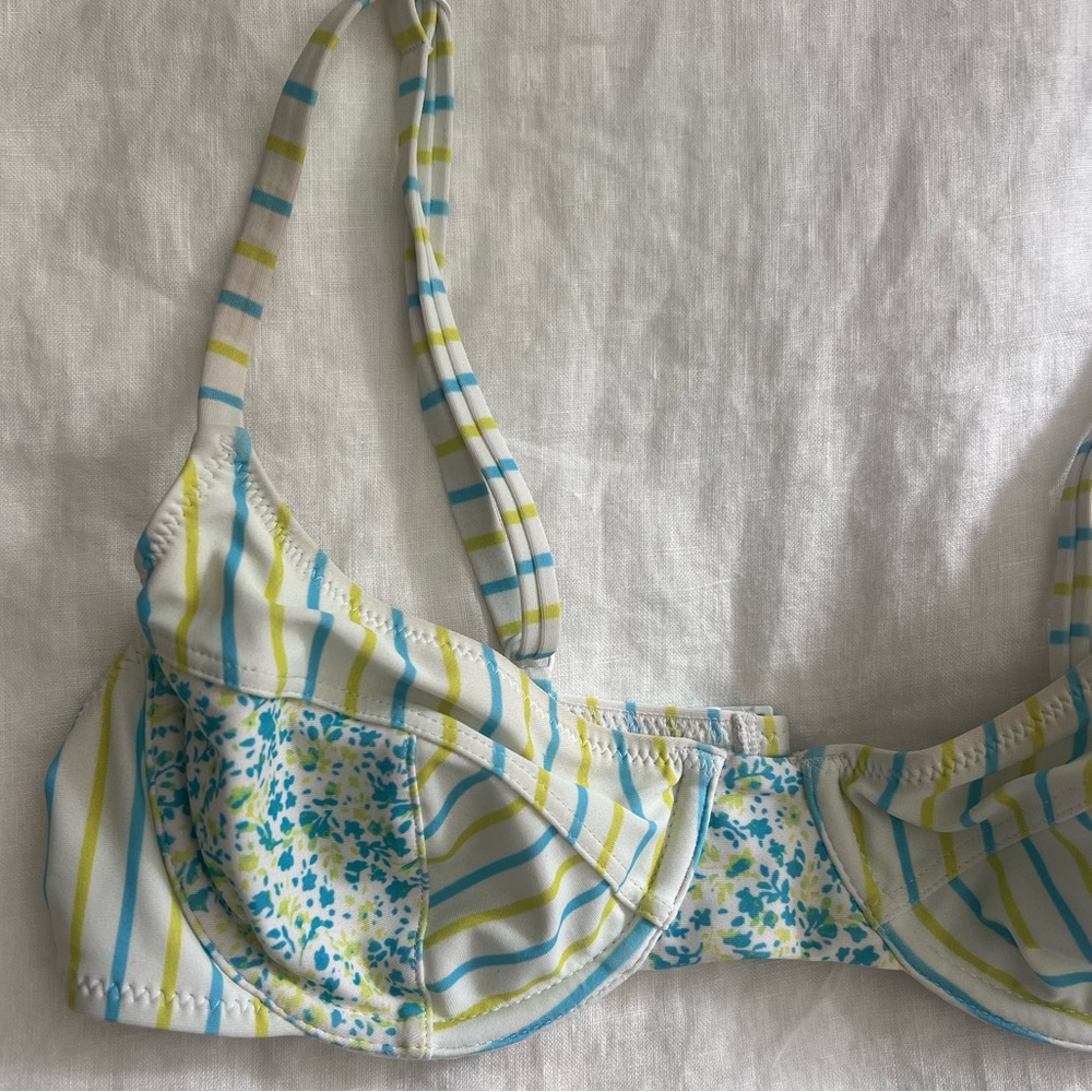 Solid and striped bikini set!